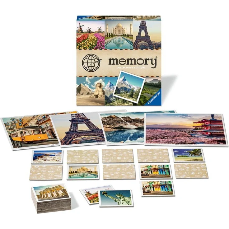 Ravensburger Collectors` memory Schnste Reiseziele 27379 - Das weltbekannte Gedächtnisspiel mit wunderschönen Bildern von Traumorten, ein besonderes memory und eine tolle Inspiration für Reiselustige – Bild 4