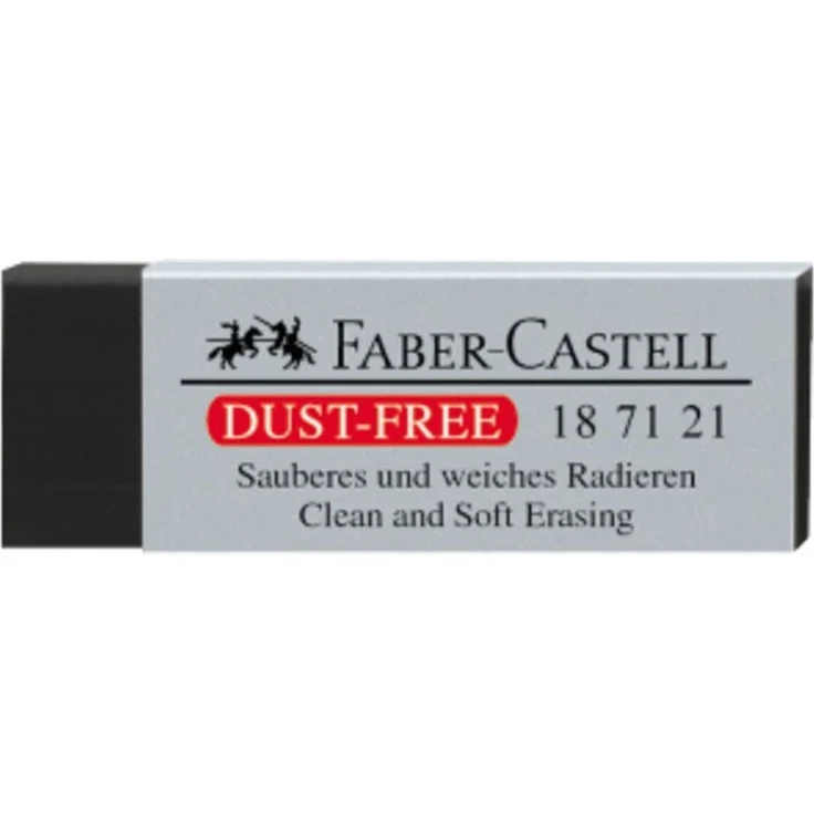 "Radiergummi Kunststoff Dust-free schwarz" – Bild 2