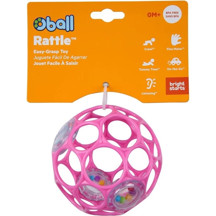 Oball Rattle 10cm pink - Preisvergleich – Bild 1