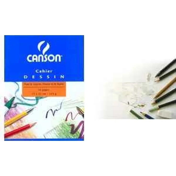CANSON Zeichenheft blanko 120 gqm 170 x 220 mm