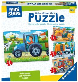 ministeps Kinderpuzzle Mein allererstes Puzzle Fahrzeuge