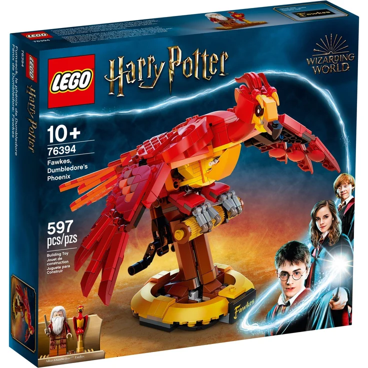 LEGO Harry Potter 76394 'Fawkes, Dumbledores Phönix', 597 Teile, ab 10 Jahren – Bild 3