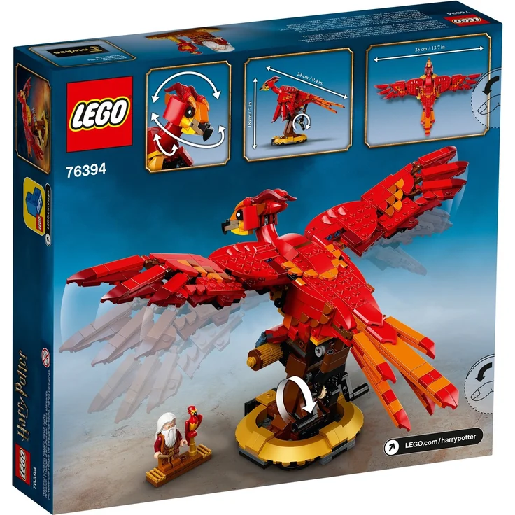 LEGO Harry Potter 76394 'Fawkes, Dumbledores Phönix', 597 Teile, ab 10 Jahren – Bild 4