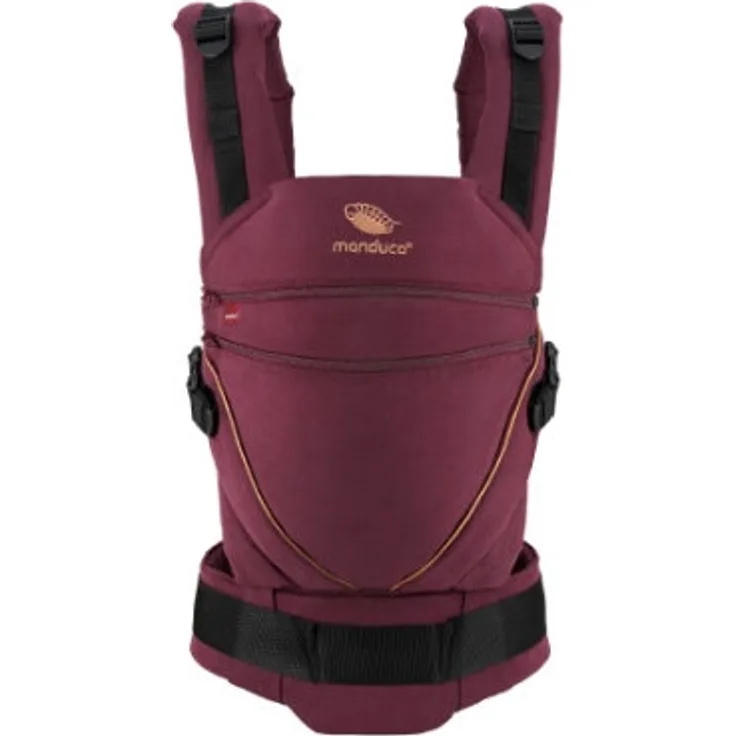 manduca Babytrage XT Cotton DenimBerry-Toffee
