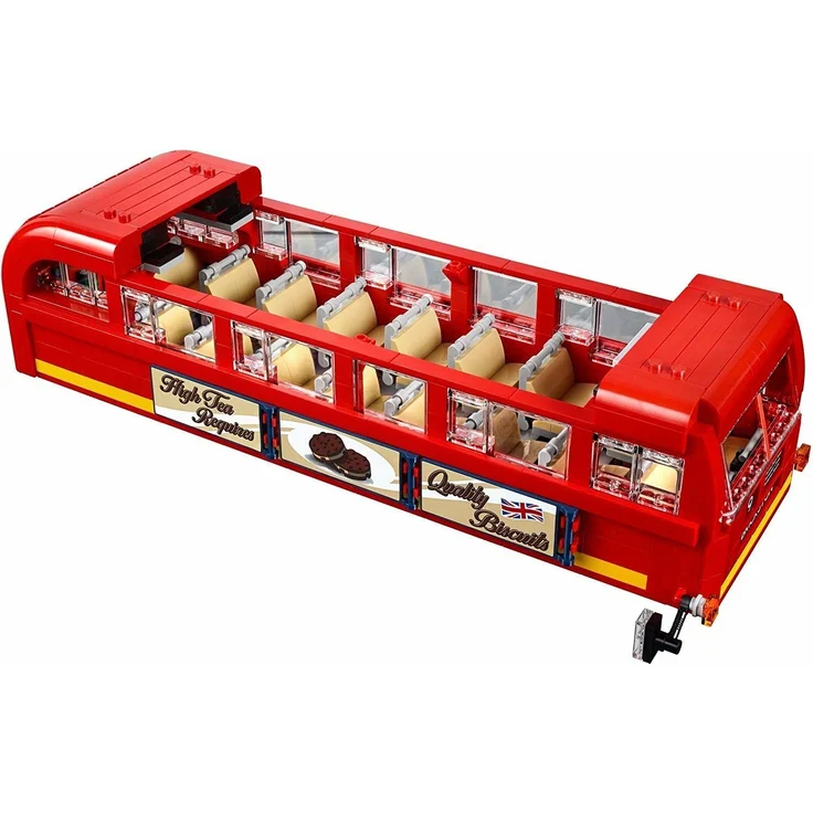 LEGO Creator Expert 10258 'Londoner Bus', 1686 Teile, ab 16 Jahren, Doppeldeckerbus mit authentischen Details – Bild 4