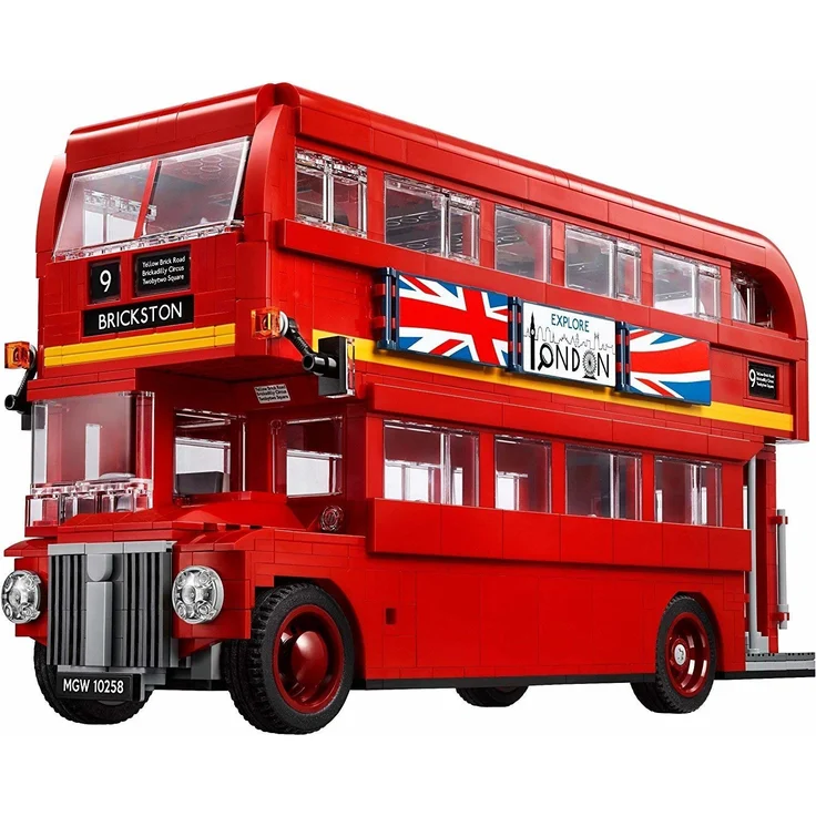 LEGO Creator Expert 10258 'Londoner Bus', 1686 Teile, ab 16 Jahren, Doppeldeckerbus mit authentischen Details – Bild 2