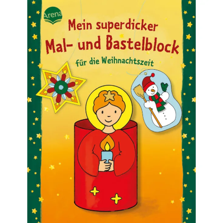 Mein superdicker Mal- und Bastelblock für die Weihnachtszeit