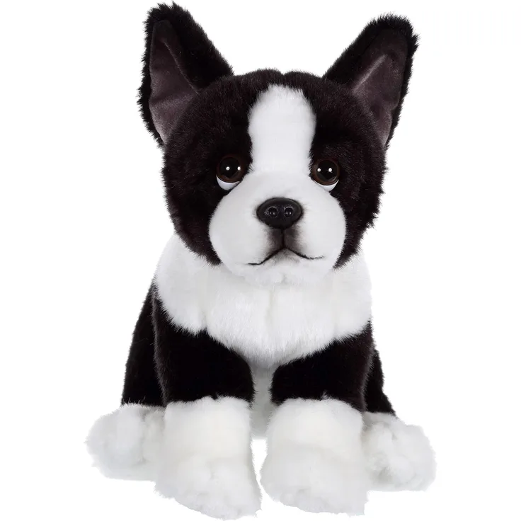 GIPSY TOYS - Sitzender Hund 25 cm Französische Bulldogge - Kuscheltier für Kinder - In 8 verschiedenen Modellen erhältlich - 071120