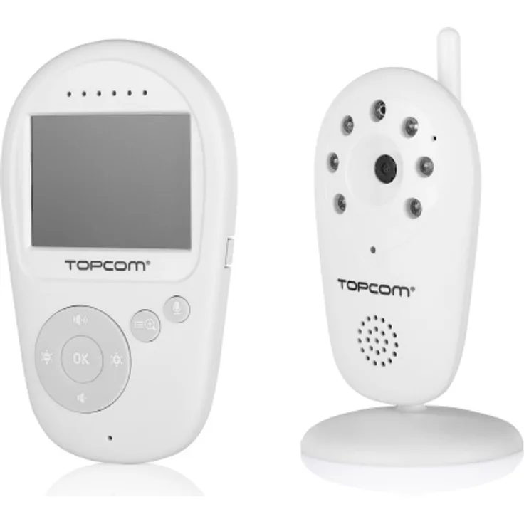 Topcom KS-4261 Baby-Video-Monitor 300 m 4 Kanäle 50 m 300 m Radio 2. 4 GHz