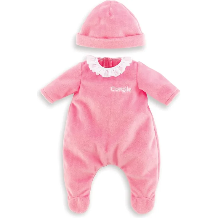Corolle 9000110620 - Ma Premiere Poupee Pyjama und Mütze, für alle 30cm Babypuppen, ab 18 Monaten