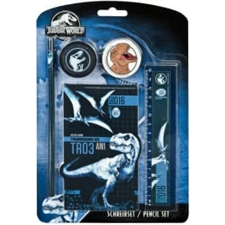 Jurassic World - Schreibset - 5teilig