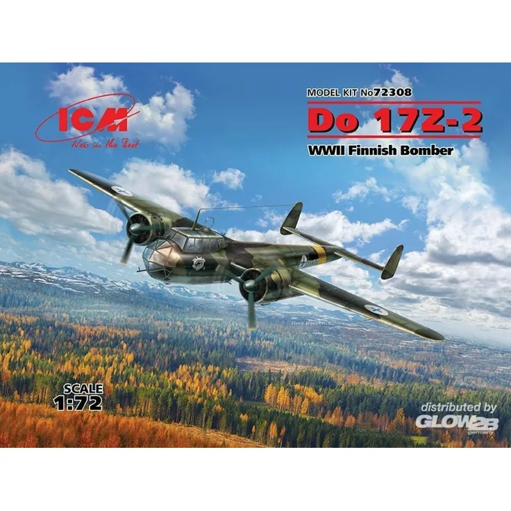 ICM 72308 Do 17Z-2, WWII Finnish Bomber