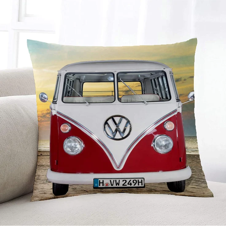 Volkswagen Bulli Kissen 40x40 – Bild 4