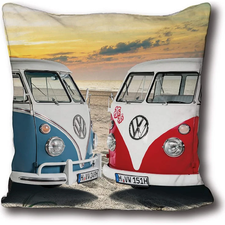 Volkswagen Bulli Kissen 40x40 – Bild 3