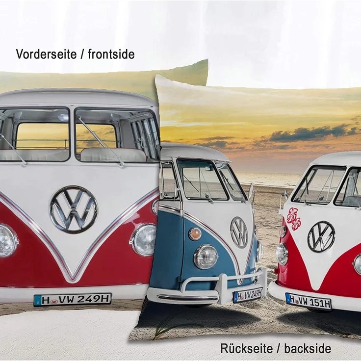 Volkswagen Bulli Kissen 40x40 – Bild 6