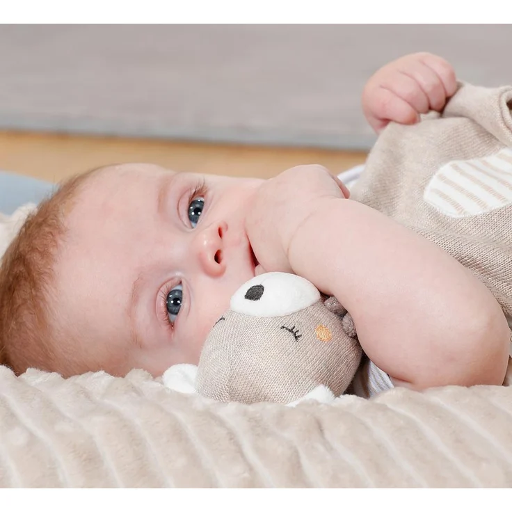 Baby Fehn Schmusetuch Teddy fehnNATUR aus Bio Baumwolle | zum Schlafen und Kuscheln - Preisvergleich – Bild 4