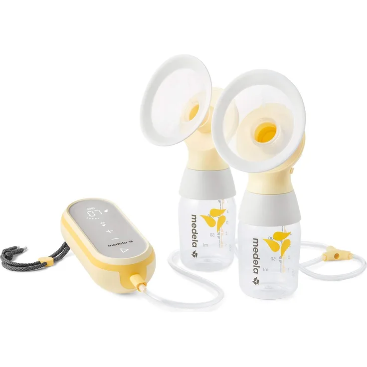 Medela Freestyle Flex Elektrische Milchpumpe, Tragbare & Wiederaufladbare Doppel-Silikonpumpe