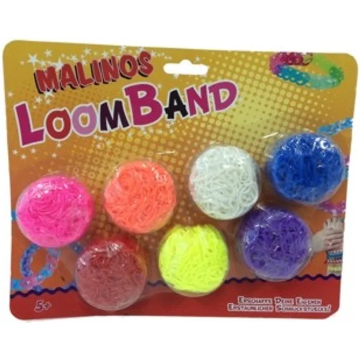 Malinos Loom Bands 1750 Stück 1750 Bands/24 Clips