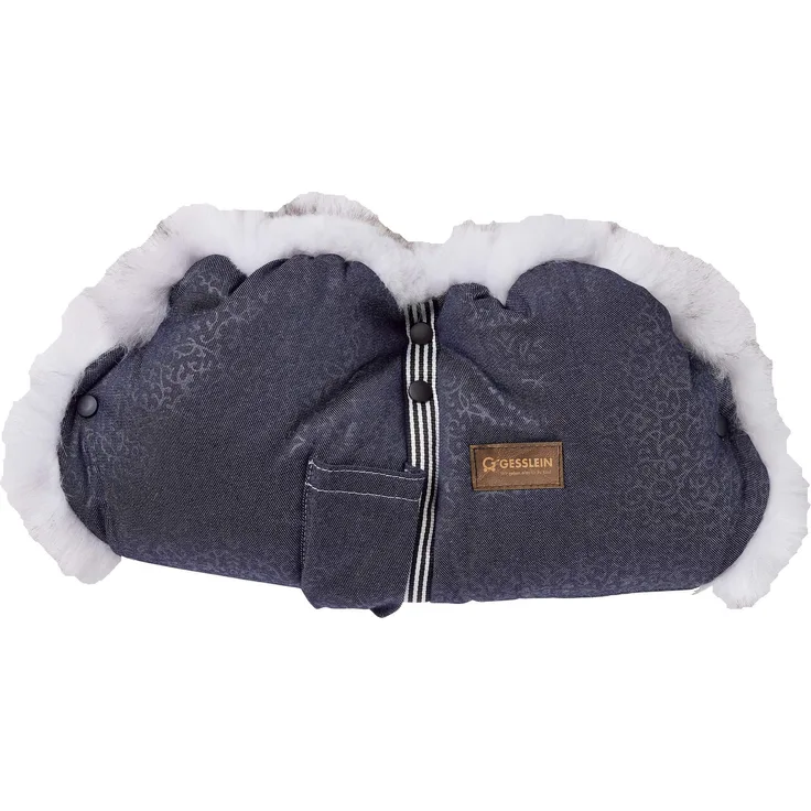 Gesslein 5835686000 Handmuff mit Heizsystem Denim, blau