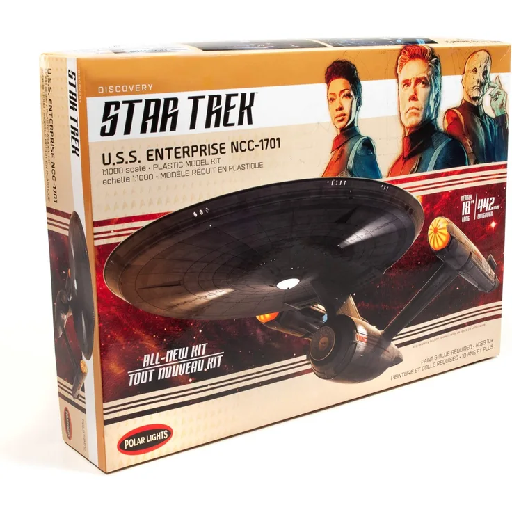 Polar Lights POL973M/12 1/1000 Star Trek Discovery USS Enterprise Plastikmodellbausatz