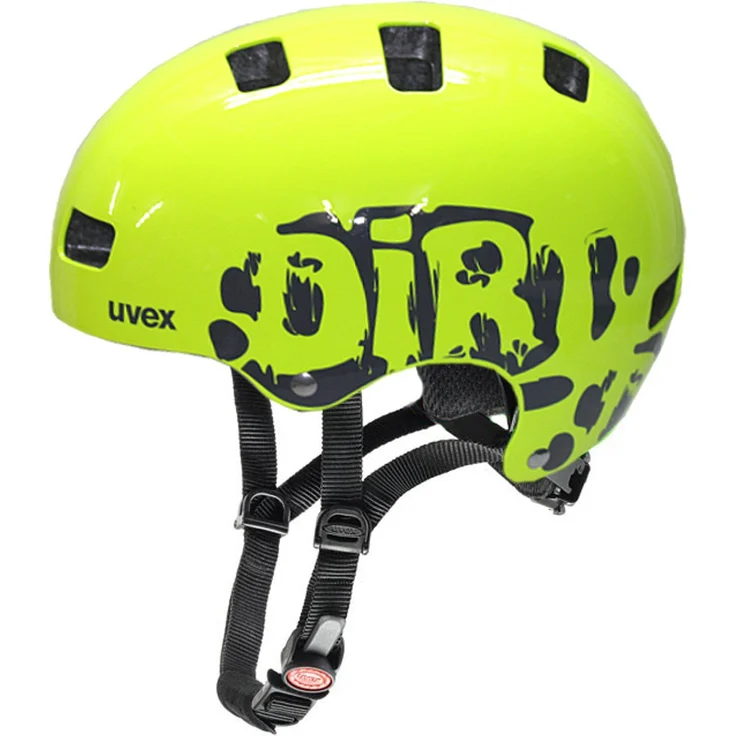 uvex 'Kid 3' Fahrradhelm dirtbike neon in Gr. XXS/S (Kopfumfang: 51-55cm) – Bild 1