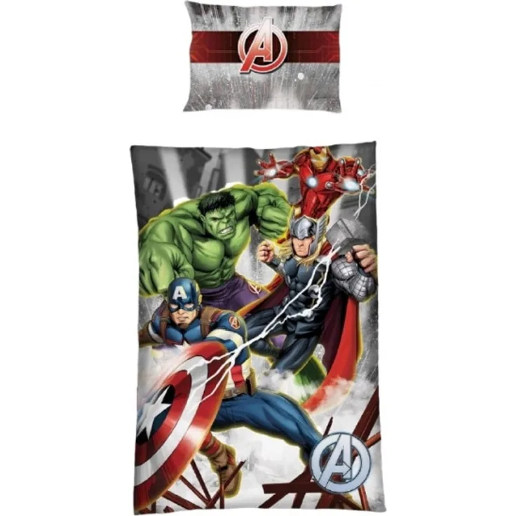 bettbezug Avengers junior 140 x 200 cm Mikrofaser