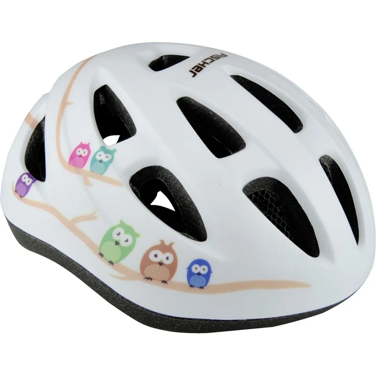 Fischer Fahrradhelm Eule XS/S weiß – Bild 1