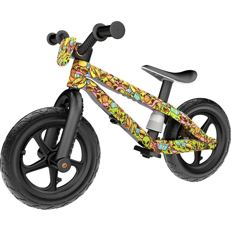 Chillafish - BMXie-RS: FAD Auflage BMX Balance Bike mit Luftlose RubberSkin Reifen, Bester Grip ohne Aufpumpen, 'Xplorer (Musketon)