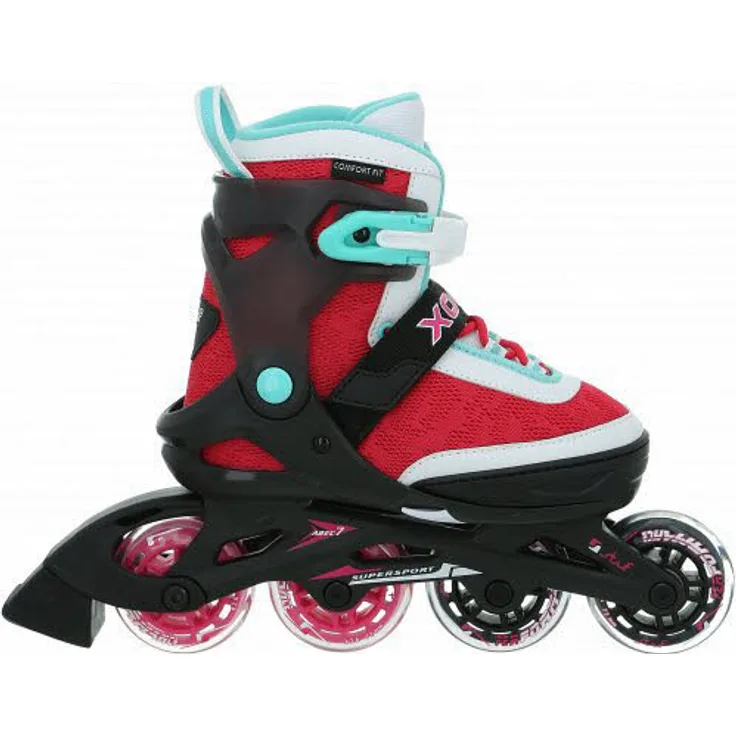 Stuf Stuf Verstellbarer Kinder Inliner Freizeit Outdoor Mädchen rot NEU