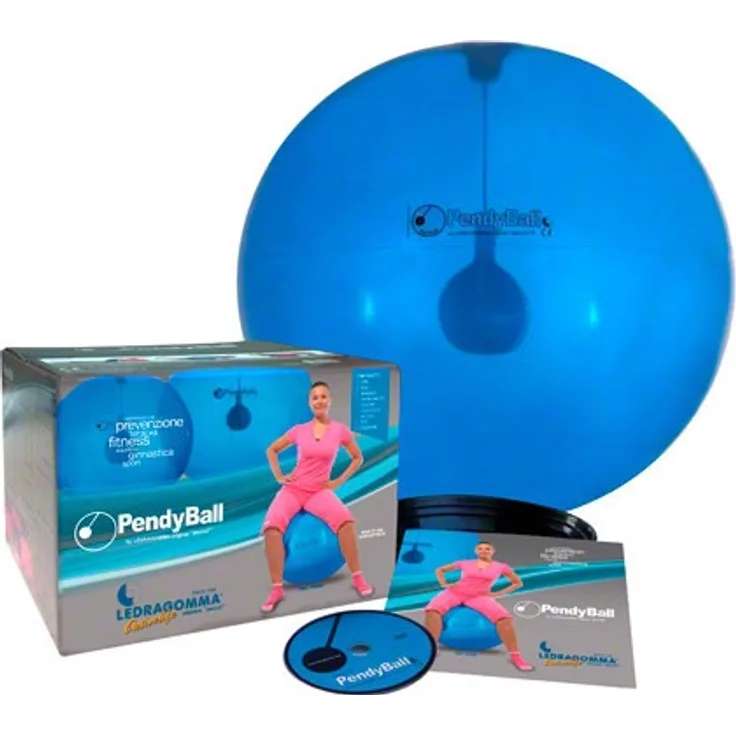 PEZZI Gymnastikball PendyBall, 4 kg Pendel, ø 65 cm, blau, Blau
