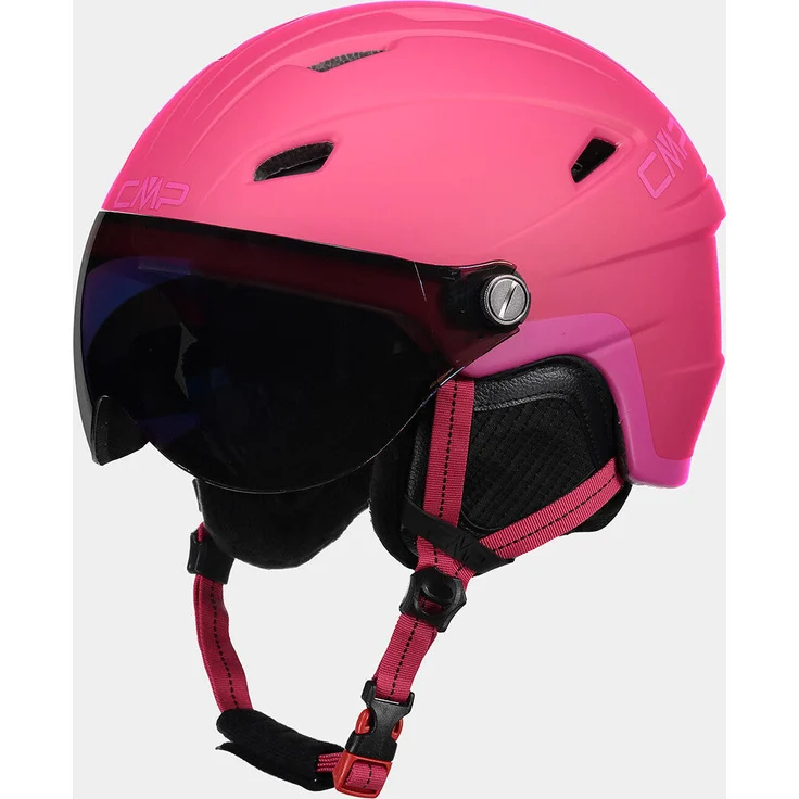 CMP WJ-2 Kids Ski Helmet With Visor strawberry (B833) S