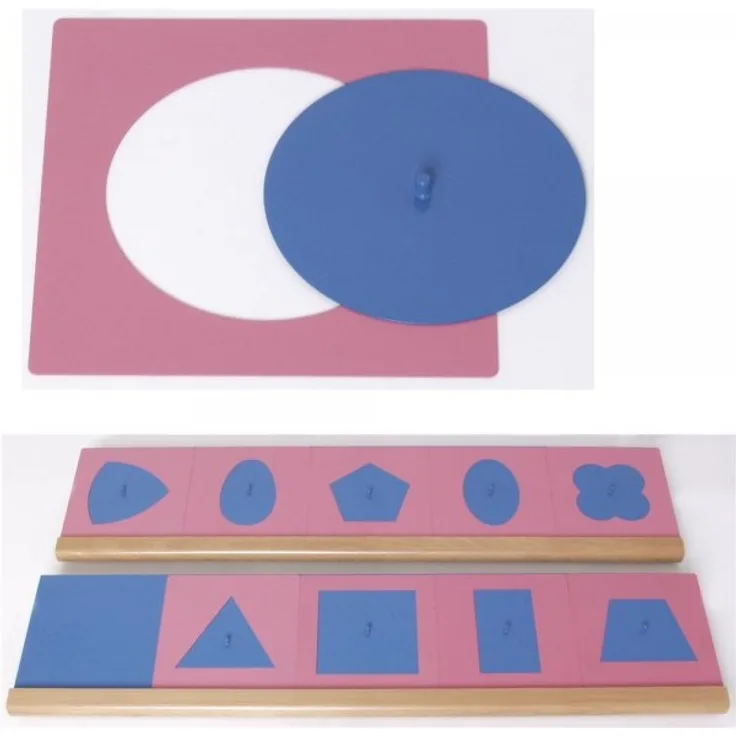 Montessori Metallene Einsatzfiguren ohne Rahmen, Lernspielzeug, NEU