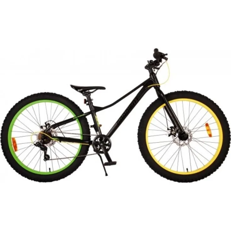 Volare Gradient Kinderfahrrad - Jungen - 26 Zoll - Schwarz Orange - 7-Gang - Prime Collection