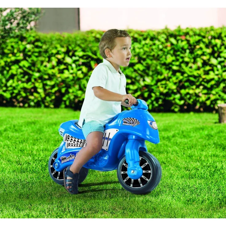 Kinder Motorrad Laufrad Lauflernrad Lauf Moto Cross Bike Blue Babylaufrad Blau – Bild 4