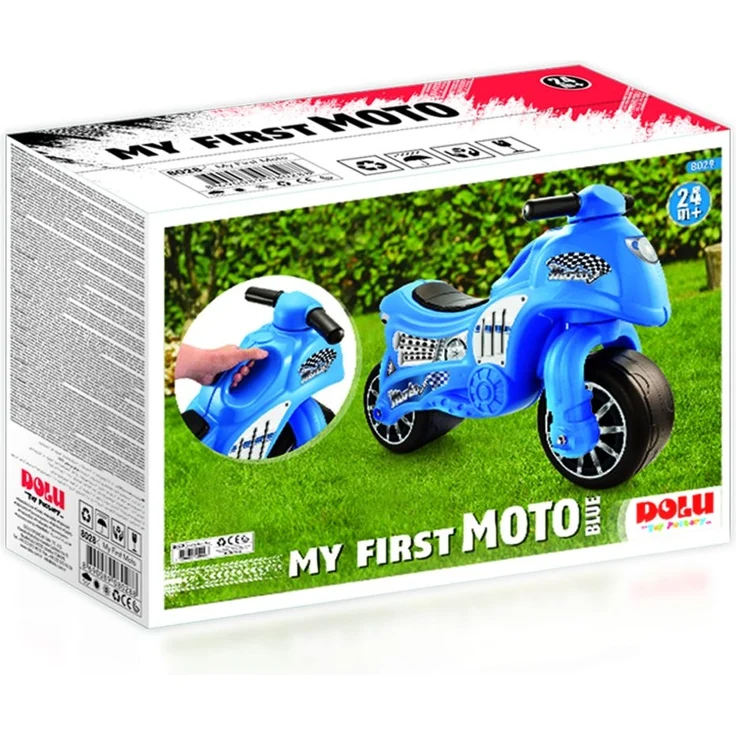 Kinder Motorrad Laufrad Lauflernrad Lauf Moto Cross Bike Blue Babylaufrad Blau – Bild 3