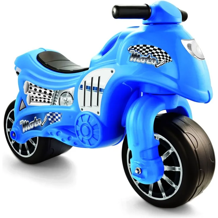 Kinder Motorrad Laufrad Lauflernrad Lauf Moto Cross Bike Blue Babylaufrad Blau