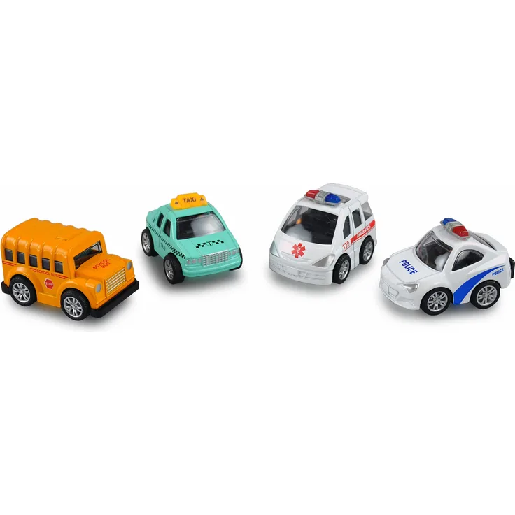 Amewi Rückzug Druckguss Fahrzeuge, 24er Set im Display 200003