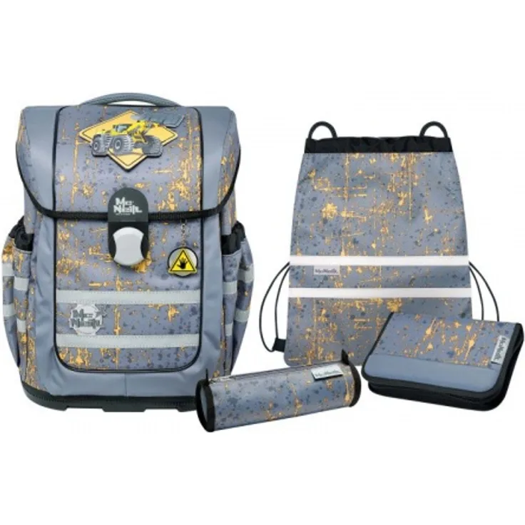 MCNEILL Schulranzen Set ERGO COMPLETE 5-teilig "Steel"