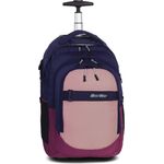 Bestway 2 Rad Rucksack Trolley Schultrolley Schulranzen mit Rollen Dunkelblau/Rosa