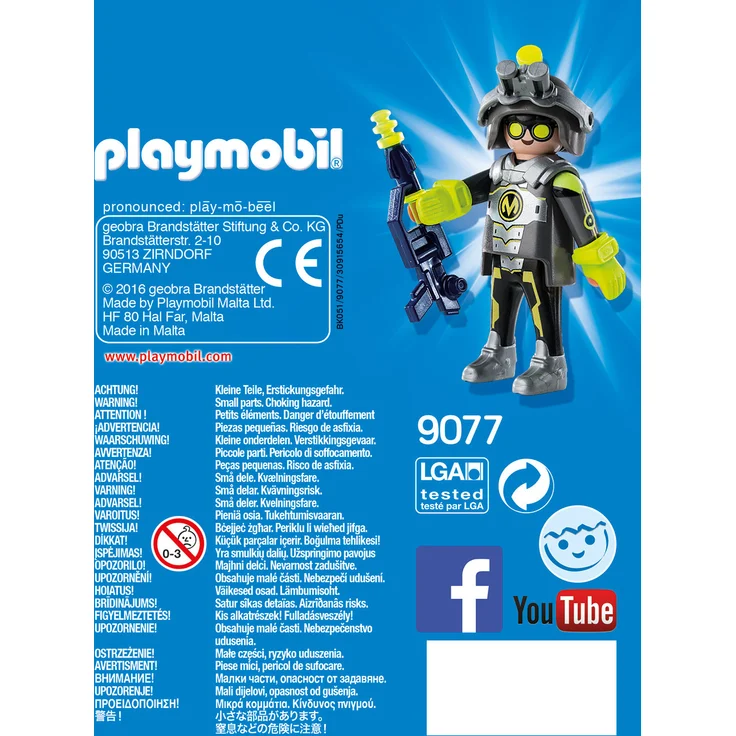 Playmobil Playmo-Friends Mega Masters Nachtspion 9077 – Bild 2