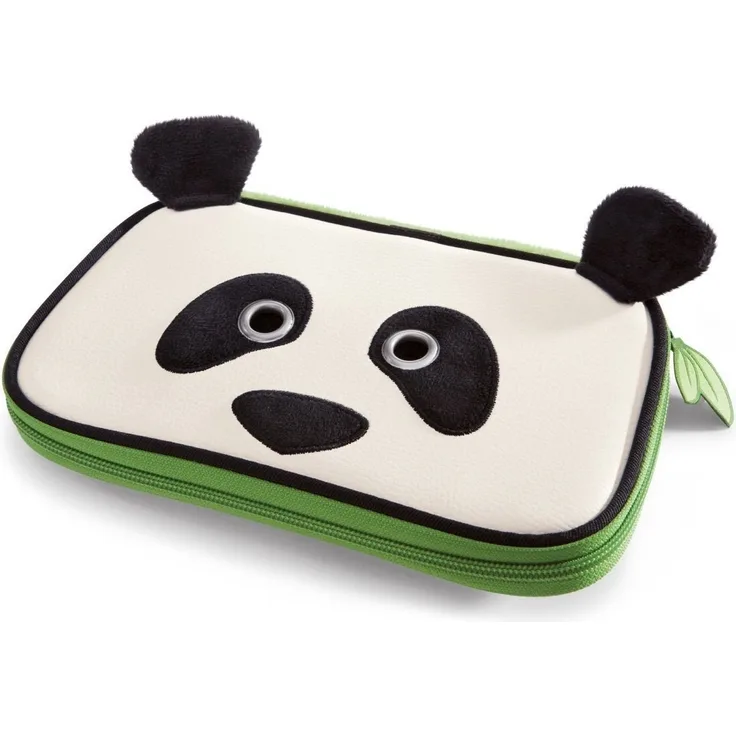 NICI 41098. 0 - Wild Friends -Mäppchen Panda Kunstleder-Plüsch 12, 3x21cm