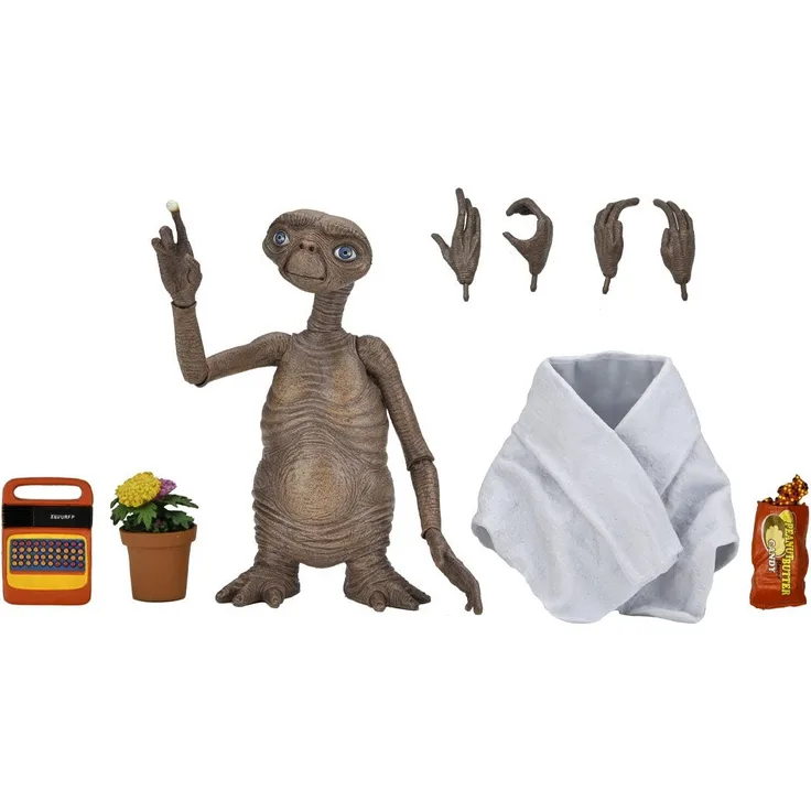 NECA E. T. - Der Ausserirdische Actionfigur 40th Anniversary braun, aus Kunststoff, Hersteller