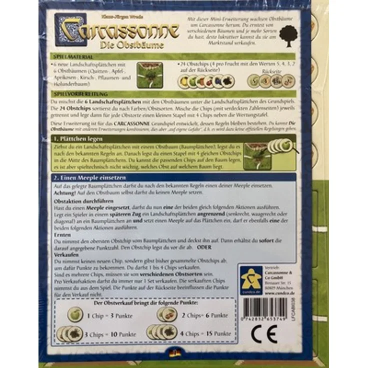 Carcassonne 2. Ed. : Die Obstbäume (Mini-Erw. )