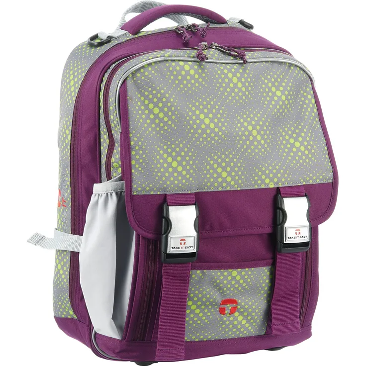 Take it Easy Actionbags Schulrucksack London 40 cm Farbe: dream color (rot)