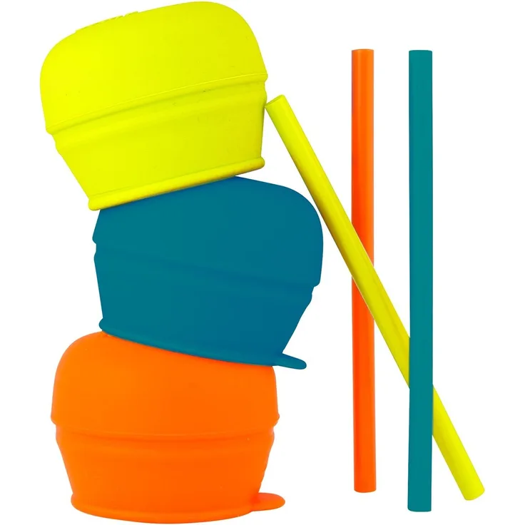 SNUG STRAW - Deckel & Strohhalm (3er Pack), das kleckerfreie Becherset für daheim und unterwegs. Für Kinder ab 12 Monaten, BPA-, Phthalat- und PVC-frei, das perfekte Geschenk für Eltern - Preisvergleich
