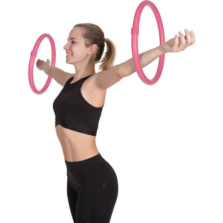 Hoopomania Arm Hoop, Hula Hoop mit Schaumstoff, 2-teilig Pink – Bild 1
