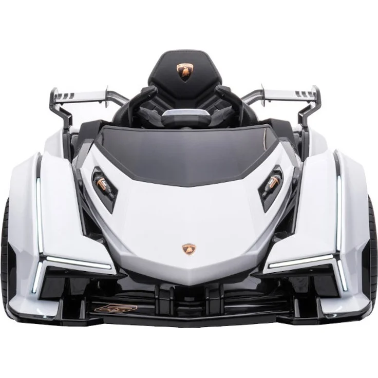 Kinderfahrzeug - Elektro Auto "Lamborghini V12 Vision Gran Turismo" - lizenziert - 12V7AH, 2 Motoren- 2,4Ghz Fernsteuerung, MP3, Ledersitz+EVA-Weiss – Bild 9