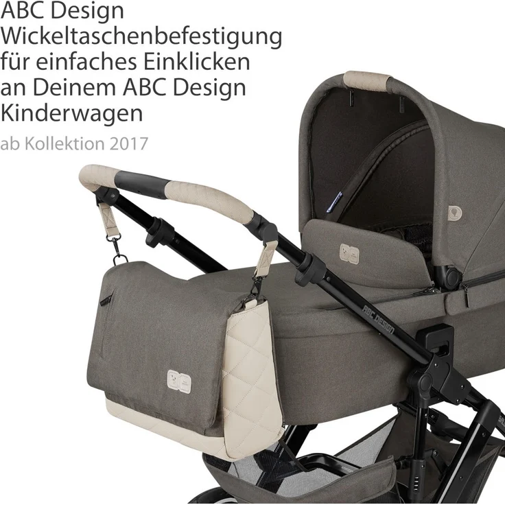 ABC Design Wickeltasche Urban Herb Diamond Kollektion 2022 – Bild 6