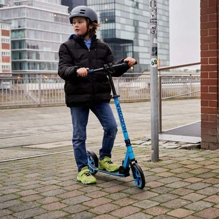HUDORA 14450 - Scooter Up 200, cyan, blau, Cityroller – Bild 5