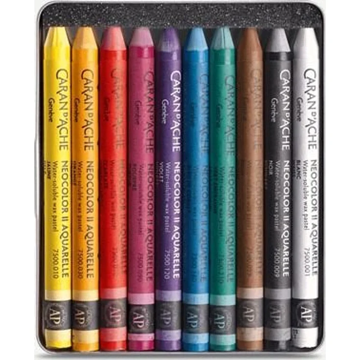 Neocolor II, 8 mm, L 10 cm, Sortierte Farben, 10 Stück (1,89 € pro 1 Stck) – Bild 3